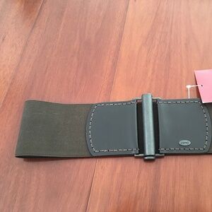 NEW ESPRIT elastic brown belt size S